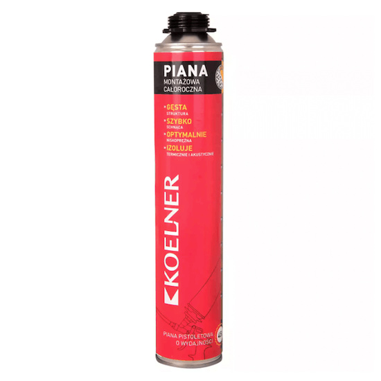 Celoroční montážní pěna na pistoli 750ml pro 45l RPP-45-K Koelner