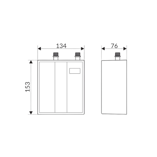 Elektrický průtokový ohřívač vody 5,0 kW Perfect 230 V Wijas PERFECT 5000C