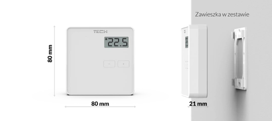 Bezdrátový pokojový ovladač ST-294 v2 bílý Tech WG.11.0463