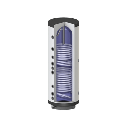 Domácí teplovodní výměník Elektromet WGJ-S 250l s dvojitou spirálou 066-25-201