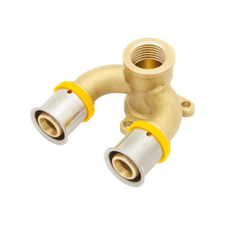 T-kus mosazný nástěnný typ U GW 16xRp1/2 L 41mm KAN-therm Press 1009285101