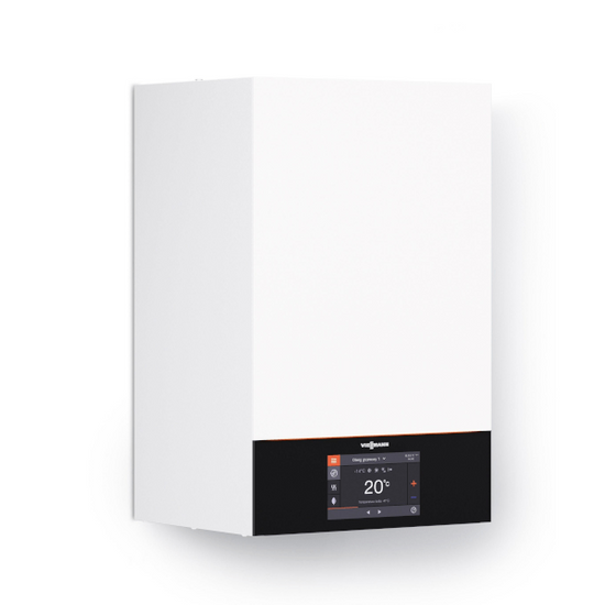Viessmann Vitodens 200-W 25kW B2HF jednofunkční plynový kondenzační kotel + regulátor E3 + externí čidlo teploty Z020135