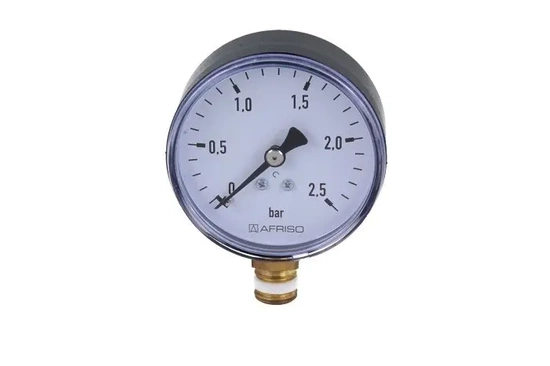 Manometr topení RF 63, fi63 mm, 0÷2,5 bar, G1/4" AFRISO 63511
