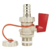 Ventil pro plnění a vypouštění instalace KFE G1/2", poniklovaný Afriso 42407