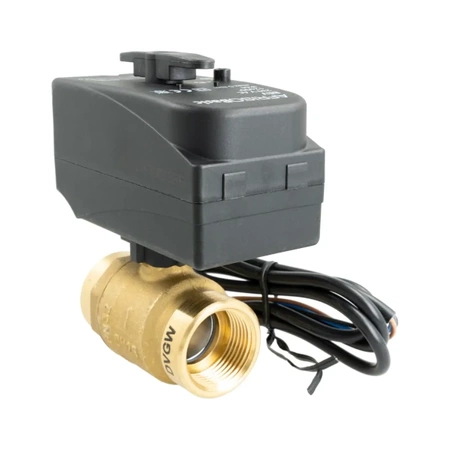 2cestný kulový kohout s pohonem BEV DN 25 Rp1" Kvs 60 m3/h 230 V AC NC Afriso 9021300