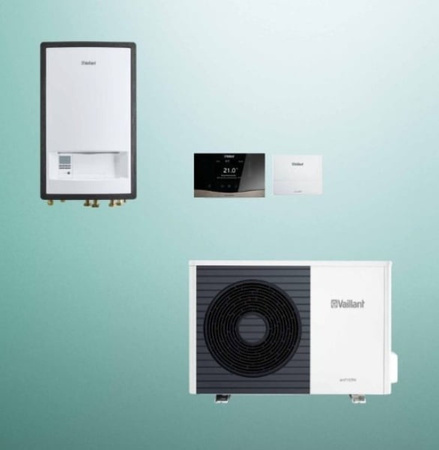 Balení: Vaillant monoblok tepelné čerpadlo VWL 75/6A + hydraulický modul MEH97/6 + VRC 720 0010044186
