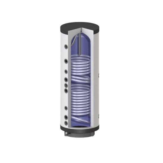 Domácí teplovodní výměník Elektromet WGJ-S 250l s dvojitou spirálou 066-25-201