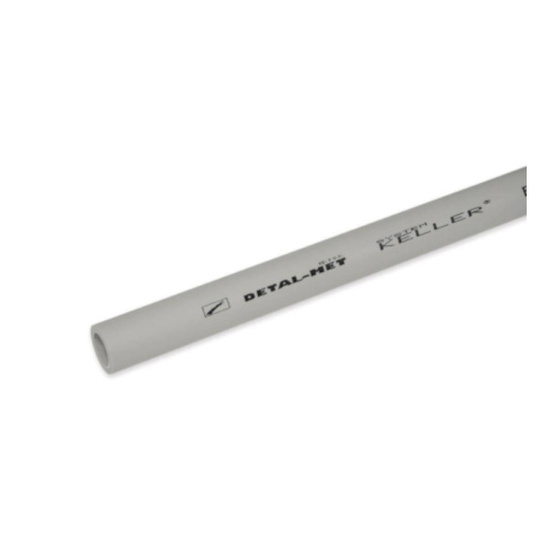 Homogenní svařovaná trubka PP PN20 50x8,4mm (3m) DETAL-MET