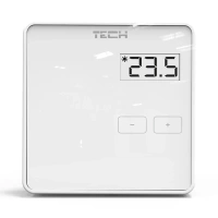 R-10b drátový pokojový regulátor pro pásku L-10, bílý Tech WG.11.0280