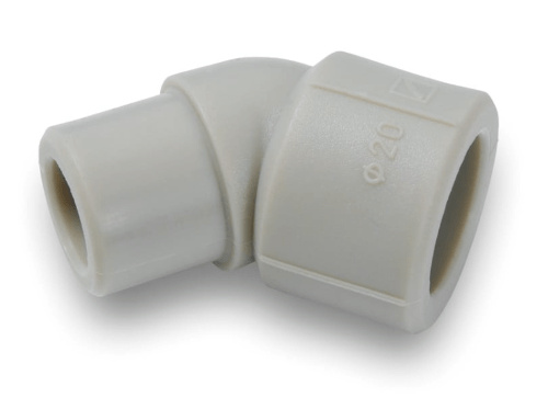 Svařované koleno vsuvky Fi 20 45 stupňů PP DETAL-MET