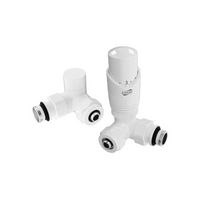 Termostatická sada axiální levá bílá Goshe 0300.212