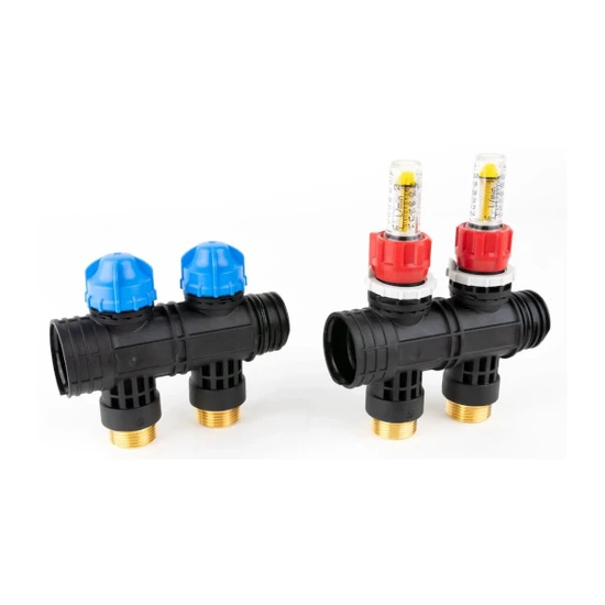 Rozšíření rozdělovače ProCalida EF1 K o 2 okruhy, průtokoměr 0,2÷1,6 l/min AFRISO 81252