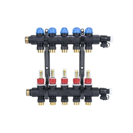 Rozdělovač ProCalida EF1 K, 5 topných okruhů, G1, 0,2 - 1,6 l/min AFRISO 81265
