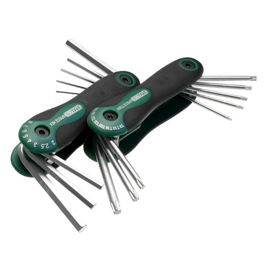 Sada torxových a imbusových klíčů 8 EL. CrV STALCO S-46378