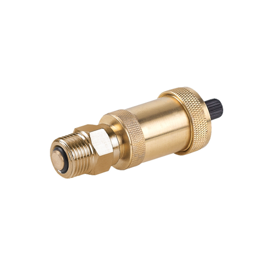 Automatický odvzdušňovací ventil ústředního topení s patním ventilem 3/8" x 1/2" PN10 Perfexim 20-400-0003-001