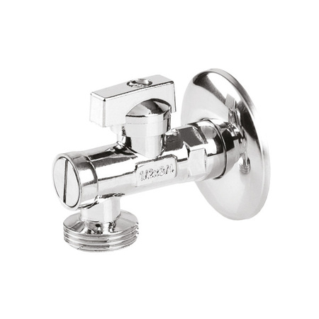 Připojovací kulový kohout PHA-011 1/2" x 3/4" s filtrem a kovovým knoflíkem Perfexim 02-011-1520-000