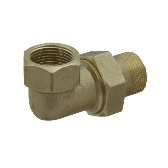 Mosazné úhlové šroubení s O-kroužkem 1 1/2" Goshe 607.024