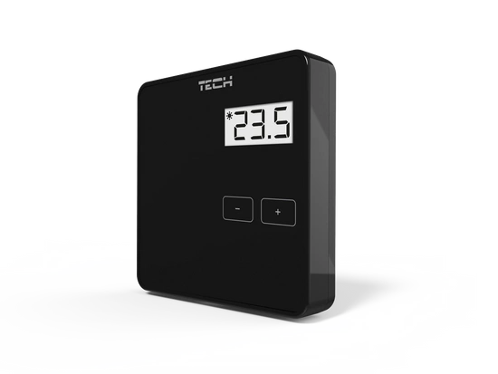 R-10b drátový pokojový regulátor pro pásku L-10, černý Tech WG.11.0281