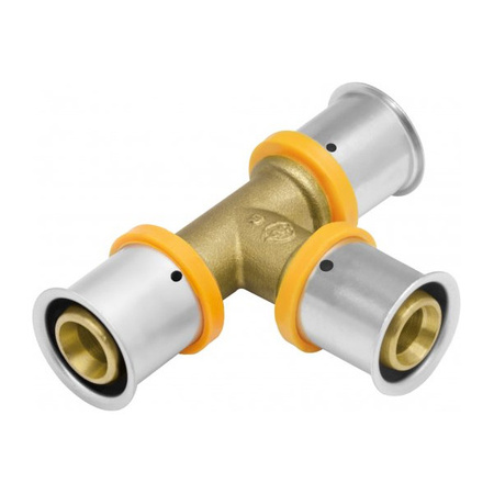 Lisované mosazné tričko 25 KAN-Therm Press 1009257152