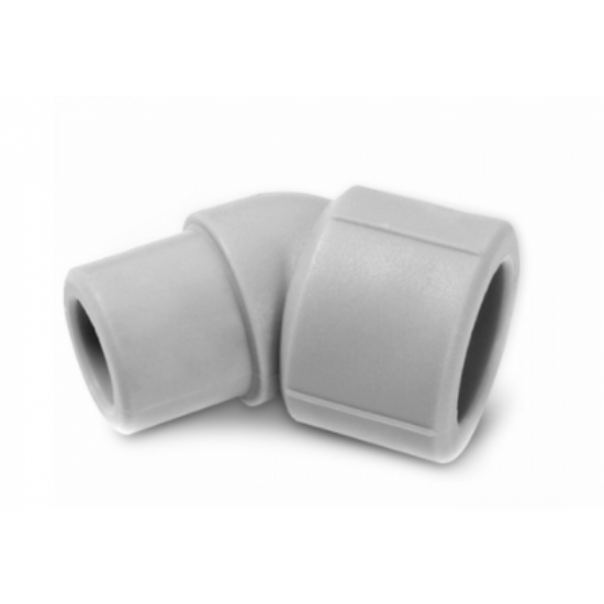 Navařené koleno vsuvky Fi 32 45 stupňů PP DETAL-MET