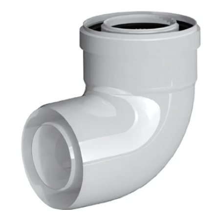 Koleno koncentrické PP-AL 90 stupňů fi 80/125 Ricom