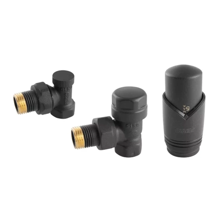Dekorativní hranatý termostatický set 1/2" antracit Ferro ZTM31AT