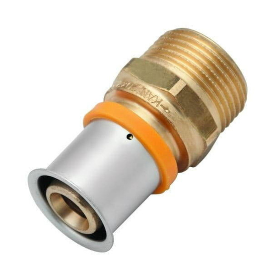 Mosazný konektor GZ 25xR1/2 KAN-therm ultraPRESS 1009042132