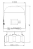 Termoelektrický pohon TSA-01 GW M30x1,5 mm 230 V AC NC Afriso 79061