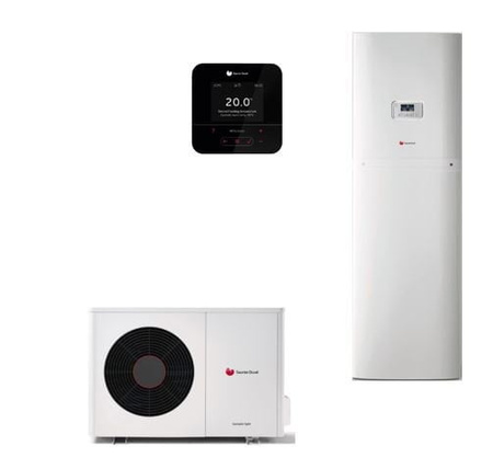 Balení split tepelné čerpadlo Saunier Duval GeniaAir OS HA 7-5 OS 230V + hydraulická věž HA 7-5 STB 190L + ovladač SRC 720 0010044278