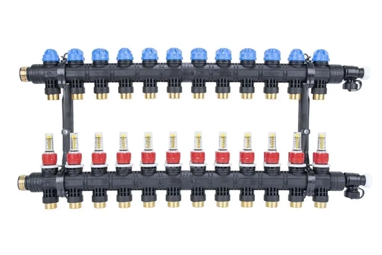 Rozdělovač ProCalida EF1 K, 12 topných okruhů, G1, 0,2 - 1,6 l/min AFRISO 81272