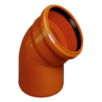 Vnější kanalizační koleno fi 200/67 stupňů PVC Magnaplast 23130