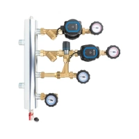 Směšovací sada s hydraulickou spojkou BPS 901 AP, nesměšovací sekce s termostatickým ventilem ATM 561, čerpadla Afriso APH Afriso 9090120