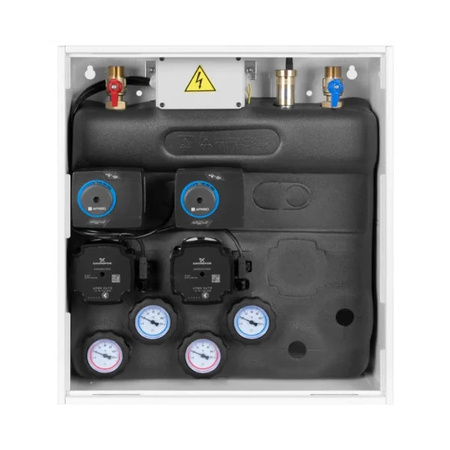 PrimoBox AZB 255 s hydraulickou spojkou, 2 okruhy se směšovacím ventilem a pohonem ARM AFRISO 7625500