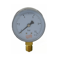 Radiální spodní manometr 63 mm 1/4" 4 bar Goshe 0705.312