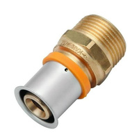 Mosazný konektor GZ 26xR1 KAN-therm ultraPRESS 1009045015