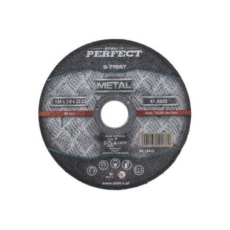 Plochý řezací kotouč na kov 230x3,0 STALCO Perfect S-71667