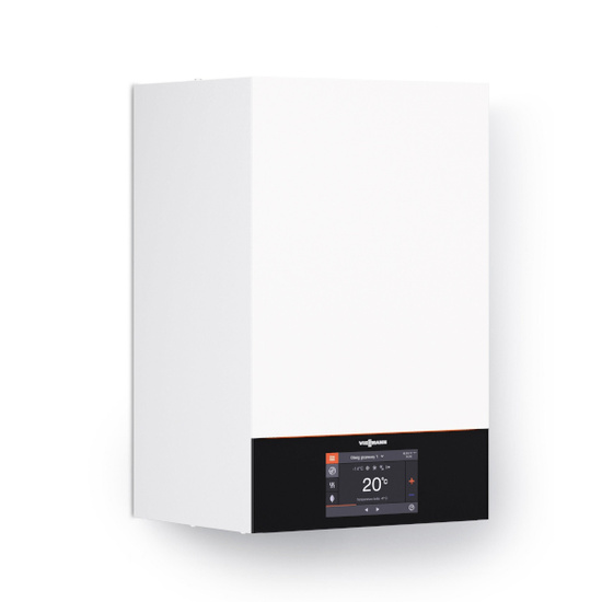 Jednofunkční kondenzační plynový kotel Viessmann Vitodens 200-W 32kW B2HF + regulátor E3 + venkovní čidlo teploty Z020136