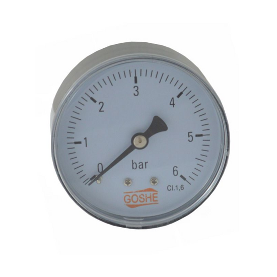 Axiální manometr 63 mm 1/4" 1,6 bar Goshe 0705.307