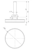 Bimetalový teploměr BiTh 100 Fi 100 mm 0÷120°CL 100 mm G1/2" sekera třída 2 Afriso 63813