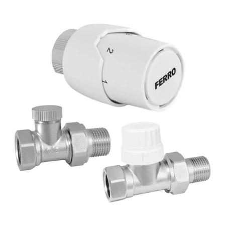 Termostatická sada rovná 1/2" Ferro ZTM20