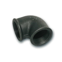 Černé koleno 3/4" Gebo 90-5S