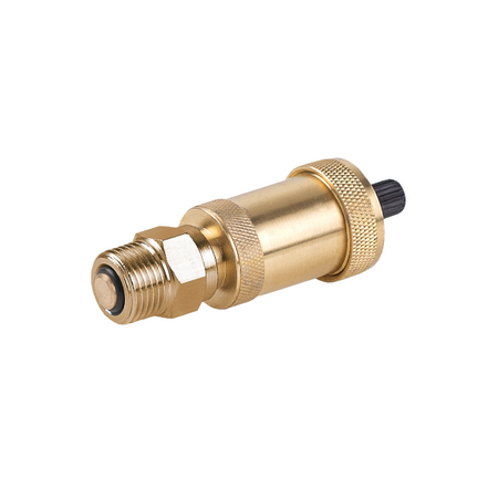 Automatický odvzdušňovací ventil ústředního topení s patním ventilem 3/8" x 1/2" PN10 Perfexim 20-400-0003-001