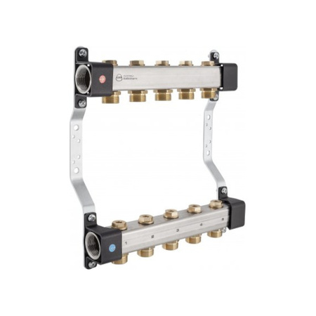 Rozdělovač InoxFlow s uzavíracími ventily (řada RVV) - 4 okruhy KAN-therm 1316161002