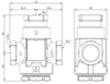Teplotní ventil ATV 334 DN25 Rp1" kvs 9 50°C AFRISO 1633410