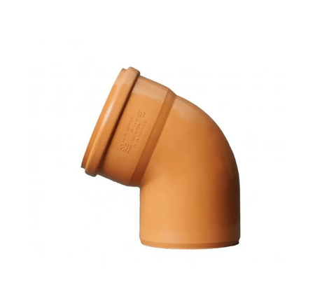 PVC vnější koleno odpadní 110/67 DYKA