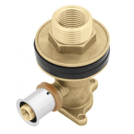 Mosazné koleno s ušima pro sádrokarton GW/GZ 16 x 1/2" L - 78 mm KAN-therm ultraPRESS 1009285029