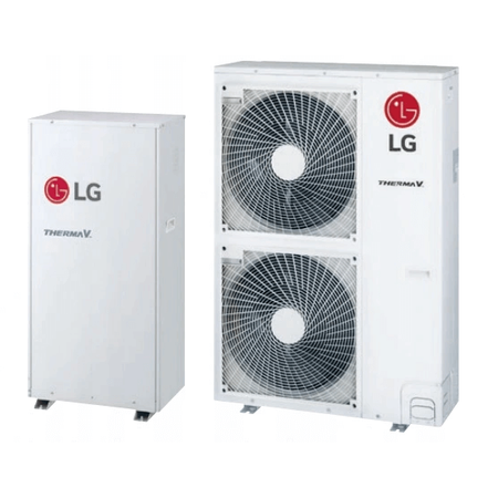 Therma V vysokoteplotní dělené tepelné čerpadlo 16 kW LG HU161HA.U33 + HN1610H.NK3