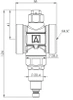 Protimrazový ventil pro tepelná čerpadla G1 1/4'' Afriso 1730000