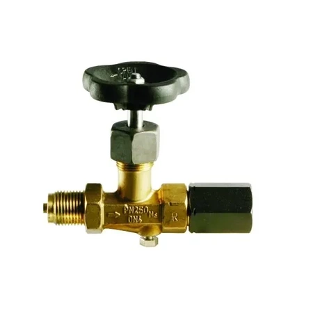 3cestný manometrický kohout G1/2" x GW zásuvka G1/2" ovládání M20 x 1,5 mm PN 250 Afriso 63041