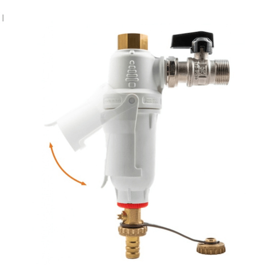 DIMA RMV1 3/4" magnetický filtr, bílý